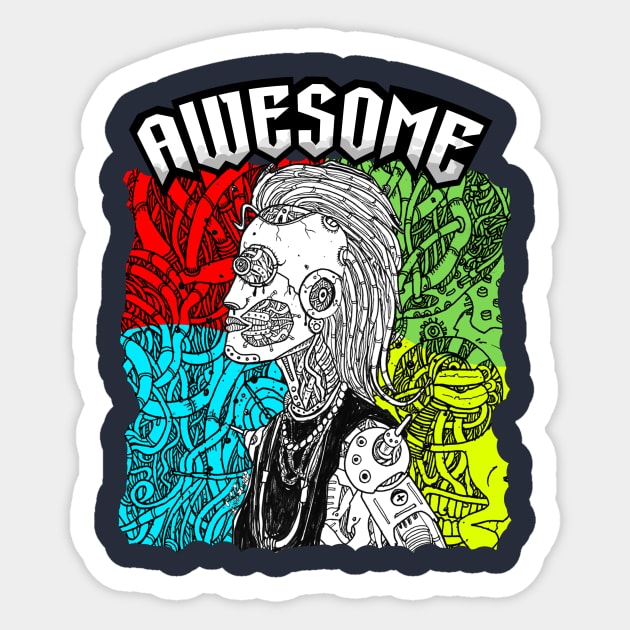 AWESOME Sticker by akunapie